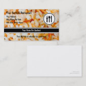 シーフードレストランの名刺 名刺 (正面/裏面)