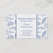 シーフードレストランコースタルブティックまたはリゾート 名刺 (正面)