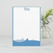 シーフードレストランメニュー (スタンド正面)