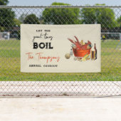 シーフード夏のクロウフィッシュ沸騰パーティー 横断幕 (インサイチュ)