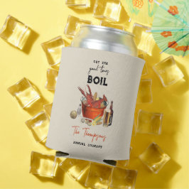 シーフード夏のクロウフィッシュ沸騰パーティー 缶クーラー