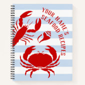 シーフード書レシピ ノートブック (正面)