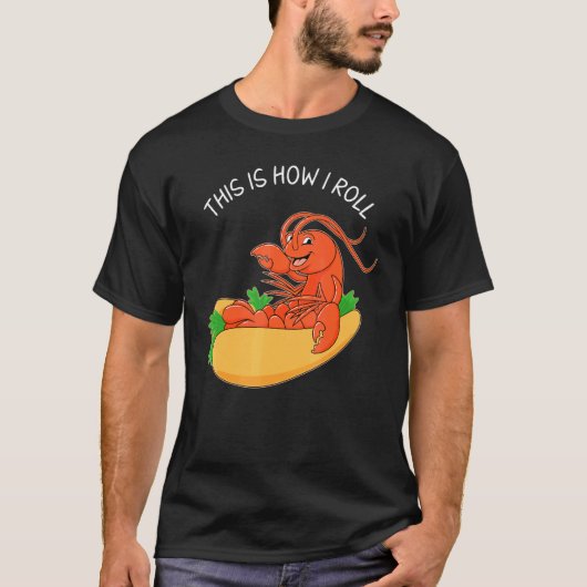 シーフード私転がのロブスター転が Tシャツ (正面)