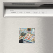 シーフード販売マグネット（パイクプレイスシアトル） マグネット (インサイチュ (食洗機))