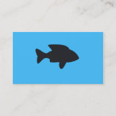 シーフード、アクアリウム、レストランのための名刺 名刺 (裏面)