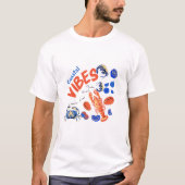 シーフード ビーチ 漁師 海 熱帯の引用符 Tシャツ (正面)