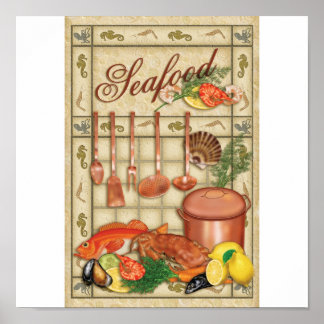 シーフード ポスター