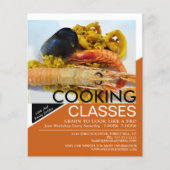 シーフード、料理ク広告ラス チラシ (正面)