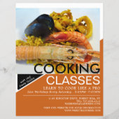 シーフード、料理ク広告ラス チラシ (正面)