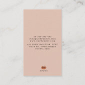 シーフード、魚BBQおよび魚市場のレストラン 名刺 (裏面)