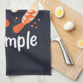 シーフ保ィードエビのギャグを小さく切る キッチンタオル (四つ折り)