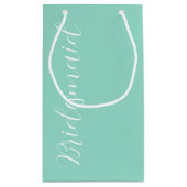 シーフ結婚オムの花嫁付き定型化スクリプト スモールペーパーバッグ (裏面)