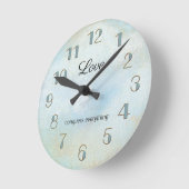 シーフ芸術的ォームビーチラブウォールクロック ラウンド壁時計 (傾斜)