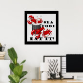 シーフ食べィートだ!ポスター ポスター (ホームオフィス)