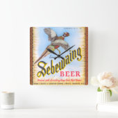 シーブウェイングビールスクエアウォールクロック スクエア壁時計 (ホーム)