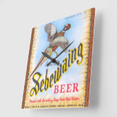 シーブウェイングビールスクエアウォールクロック スクエア壁時計 (傾斜)