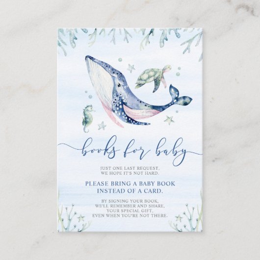 シーブックの下のベビー エンクロージャーカード (正面)