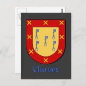 シーブファミリーヘラルディックシールド ポストカード (正面/裏面)