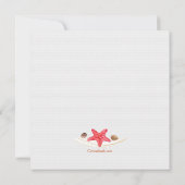 シーブライダル·シャワー·インビテーションにより 招待状 (裏面)