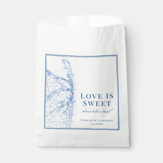 シーブライトニュージャージーエレガントの地結婚図 フェイバーバッグ (正面)