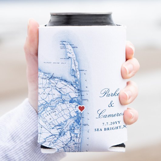 シーブライトニュージャージー結婚式の引き出物飲料 缶クーラー