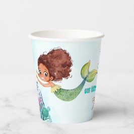 シーブラウンマーメイドガールズに3歳の誕生日 紙コップ