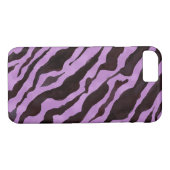 シーブラスキンパターンパープルブラックモダンシックおもしろい Case-Mate iPhoneケース (裏面(横))