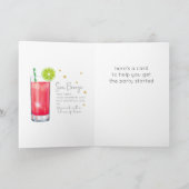 シーブリーズカクテル21stハッピーバースデーカード カード (内部)