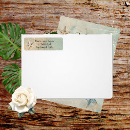 シーブリーズ差出人住所ラベル ラベル