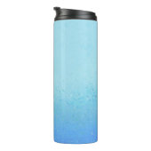 シーブルーグリーン抽象芸術サーマルタンブラー タンブラー (回転右)