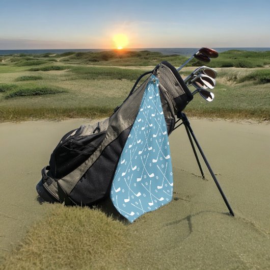 シーブルーゴルフスティックボール ゴルフタオル