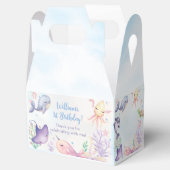 シーブルーシーライフの下1st誕生日パーティー フェイバーボックス (オープン)