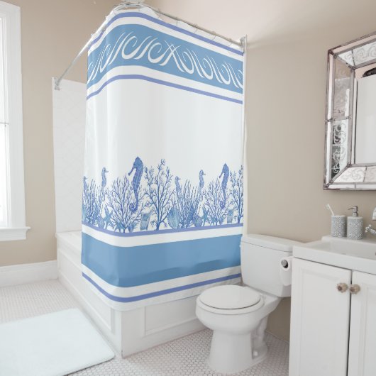 シーブルーデザイン シャワーカーテン (インサイチュ)