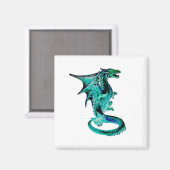 シーブルードラゴンスクエアマグネット マグネット (正面/裏面)