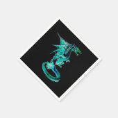 シーブルードラゴンx 50 スタンダードカクテルナプキン (角)