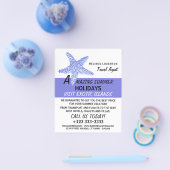 シーブルービーチヒトデ、旅行代理店広告の チラシ (シングル)