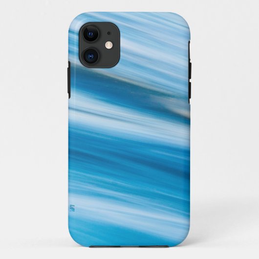 シーブルー抽象芸術 Case-Mate iPhoneケース (裏面)