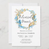 シーブルー金ゴールドリハーサルディナー 招待状 (正面)