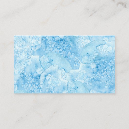 シーブルー金ゴールド夏のウェディングレセプションEの下 エンクロージャーカード (裏面)