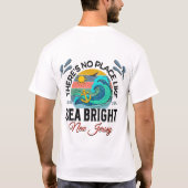 シーブルー、ニュージャージー州 Tシャツ (裏面)