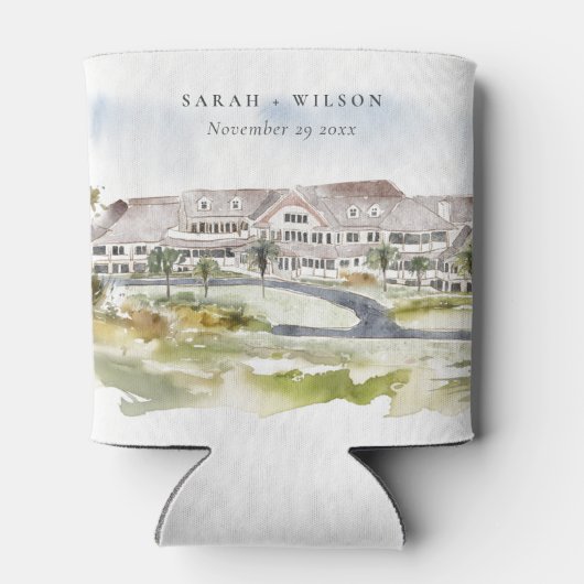 シーブロックアイランドクラブサウスカロ結婚ロライナ 缶クーラー (裏面)