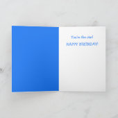 シープアンドスターズ誕生日 カード (内部)