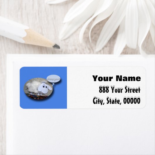 シープイヤー中国のかわいい新年誕生日〔占星術の〕十二宮図L ラベル (インサイチュ)