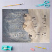 シープインウィンターフォレストティッシュペーパー 薄葉紙 (クラフト)