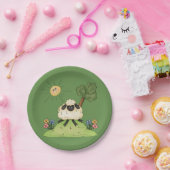 シープオンアヒル紙プレート ペーパープレート (パーティー)