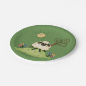 シープオンアヒル紙プレート ペーパープレート (アングル)