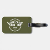 シープクリークワイルドアンドシーニックリバーアイダホカヤック ラゲッジタグ (裏面横)