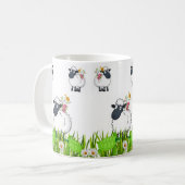 シープグリーンタートルズフローラマグ コーヒーマグカップ (正面左)