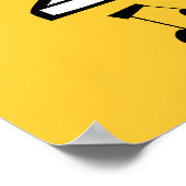 シープコーラスラインプリント ポスター (角)