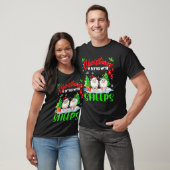 シープスサンタ小妖精や小人羊FAでクリスマスが良い Tシャツ (ユニセックス)
